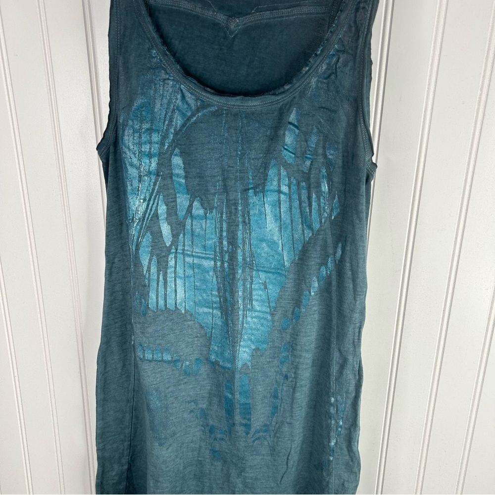 Diesel Teal Sleeveless Dress - Picture 2 of 5